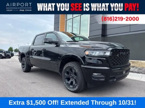 Black 2026 Ram 1500 Big Horn/Lone Star for sale in Platte City, MO