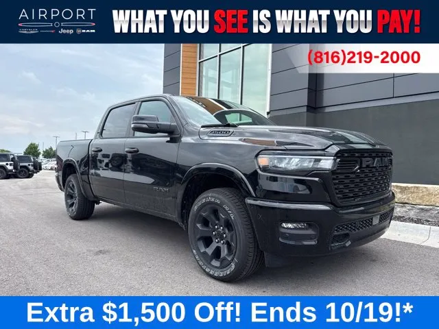 Black 2026 Ram 1500 Big Horn/Lone Star for sale in Platte City, MO