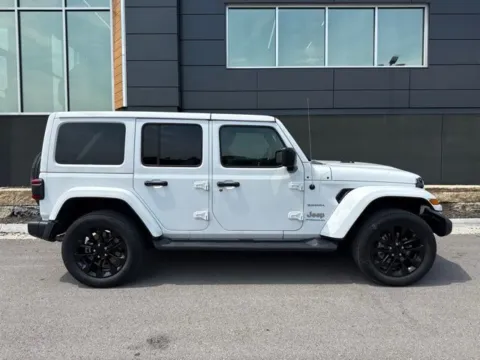 Photos of 2023 Jeep Wrangler Sahara 4xe for sale in Platte City, MO at Airport Chrysler Dodge Jeep Ram
