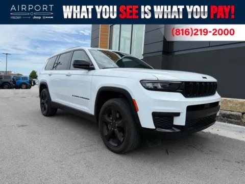 White 2023 Jeep Grand Cherokee L Altitude for sale in Platte City, MO