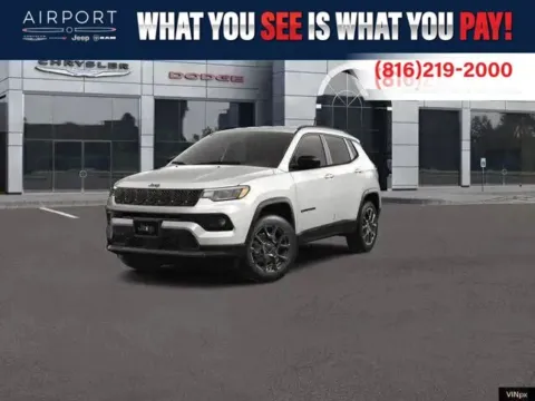 White 2026 Jeep Compass Latitude for sale in Platte City, MO
