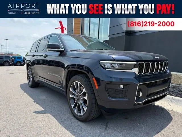 Used 2024 Jeep Grand Cherokee L Overland with VIN 1C4RJKDG6R8598309 for sale in Kansas City