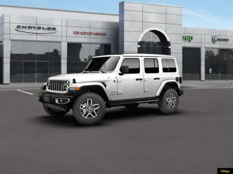 Photos of 2026 Jeep Wrangler Sahara for sale in Platte City, MO at Airport Chrysler Dodge Jeep Ram