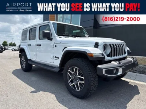 White 2026 Jeep Wrangler Sahara for sale in Platte City, MO