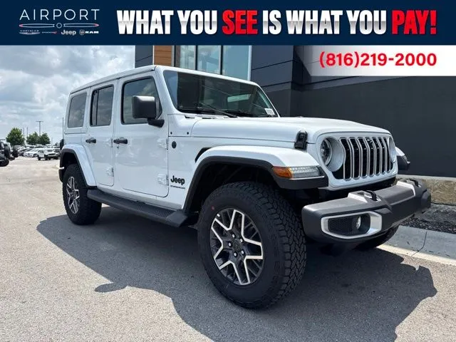 White 2026 Jeep Wrangler Sahara for sale in Platte City, MO