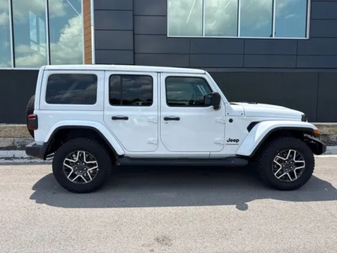 Photos of 2026 Jeep Wrangler Sahara for sale in Platte City, MO at Airport Chrysler Dodge Jeep Ram