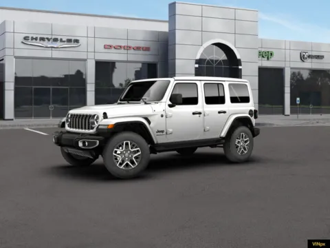 Photos of 2026 Jeep Wrangler Sahara for sale in Platte City, MO at Airport Chrysler Dodge Jeep Ram