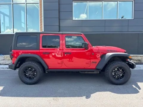 Photos of 2026 Jeep Wrangler Willys for sale in Platte City, MO at Airport Chrysler Dodge Jeep Ram