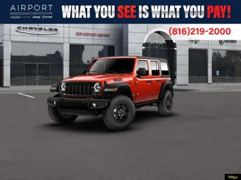 Red 2026 Jeep Wrangler Willys for sale in Platte City, MO