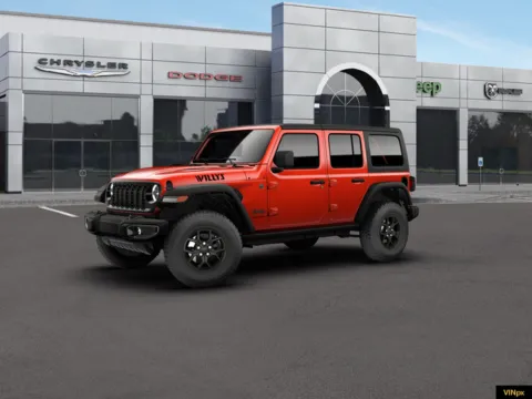 Photos of 2026 Jeep Wrangler Willys for sale in Platte City, MO at Airport Chrysler Dodge Jeep Ram