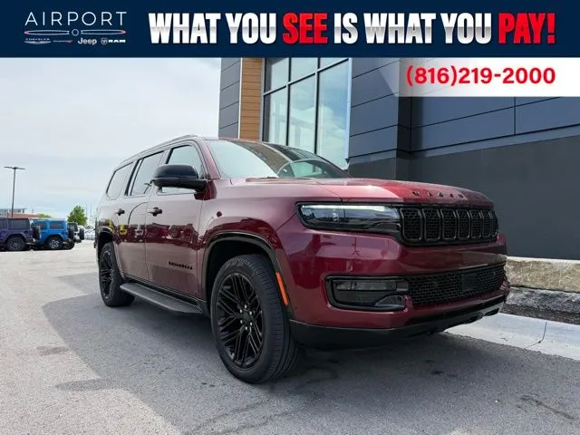 Used 2025 Jeep Wagoneer Series II with VIN 1C4SJVBP5SS504676 for sale in Kansas City