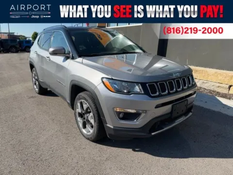 Silver 2021 Jeep Compass Limited for sale in Platte City, MO