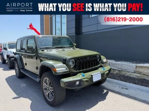 Green 2024 Jeep Wrangler High Altitude 4xe for sale in Platte City, MO