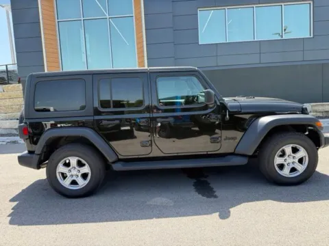 Photos of 2023 Jeep Wrangler Sport S for sale in Platte City, MO at Airport Chrysler Dodge Jeep Ram