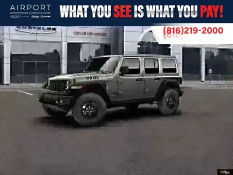 Gray 2026 Jeep Wrangler Willys for sale in Platte City, MO