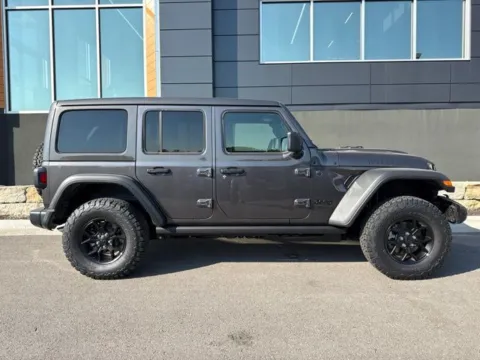 Photos of 2026 Jeep Wrangler Willys for sale in Platte City, MO at Airport Chrysler Dodge Jeep Ram