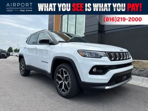 White 2026 Jeep Compass Limited for sale in Platte City, MO