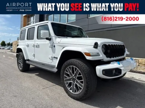 White 2024 Jeep Wrangler High Altitude 4xe for sale in Platte City, MO