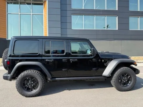 Photos of 2026 Jeep Wrangler Willys for sale in Platte City, MO at Airport Chrysler Dodge Jeep Ram