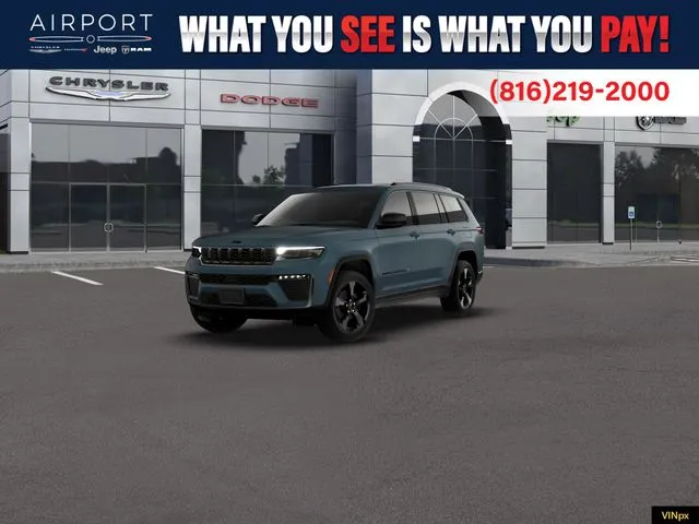 Blue 2026 Jeep Grand Cherokee L Limited for sale in Platte City, MO