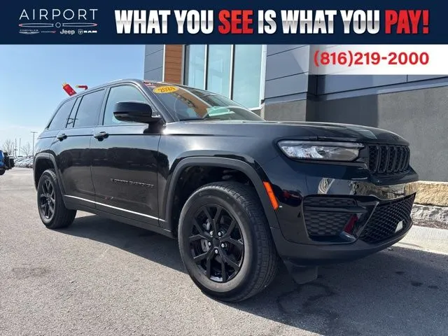 Used 2024 Jeep Grand Cherokee Altitude with VIN 1C4RJHAG6R8596325 for sale in Kansas City