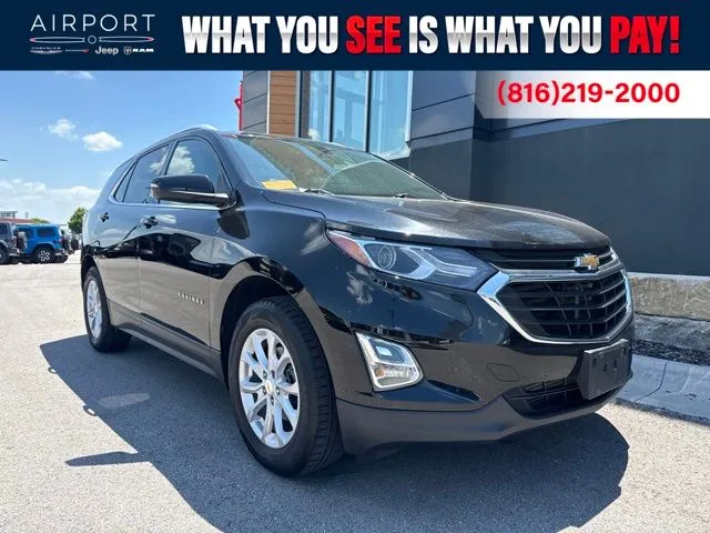 Used 2019 Chevrolet Equinox LT with VIN 3GNAXUEV8KL205252 for sale in Kansas City