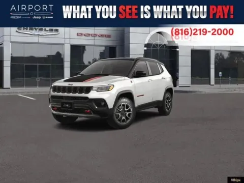 White 2026 Jeep Compass Trailhawk for sale in Platte City, MO