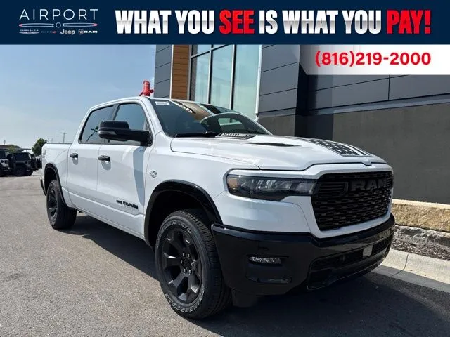 White 2026 Ram 1500 Big Horn/Lone Star for sale in Platte City, MO