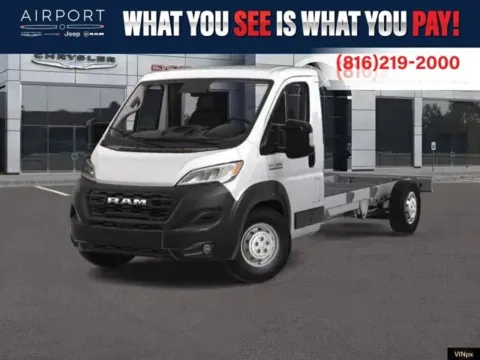 White 2024 Ram ProMaster 3500 Cutaway Low Roof for sale in Platte City, MO