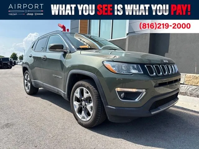 Green 2020 Jeep Compass Limited for sale in Platte City, MO
