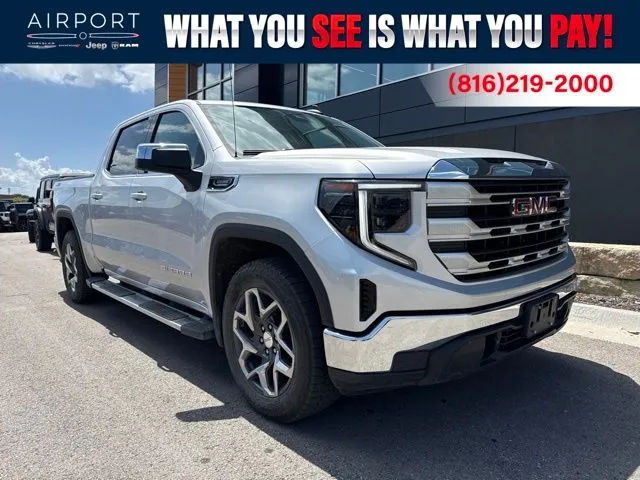 Silver 2022 GMC Sierra 1500 SLE for sale in Platte City, MO