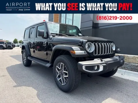 Black 2026 Jeep Wrangler Sahara for sale in Platte City, MO