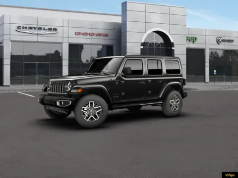 Photos of 2026 Jeep Wrangler Sahara for sale in Platte City, MO at Airport Chrysler Dodge Jeep Ram