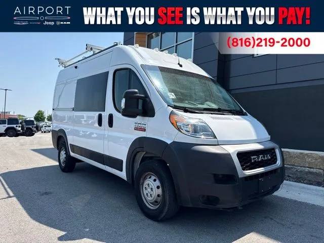 Used 2021 RAM ProMaster Cargo Van Base with VIN 3C6LRVBG3ME538464 for sale in Kansas City