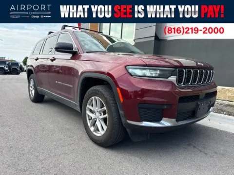 Red 2021 Jeep Grand Cherokee L Laredo for sale in Platte City, MO