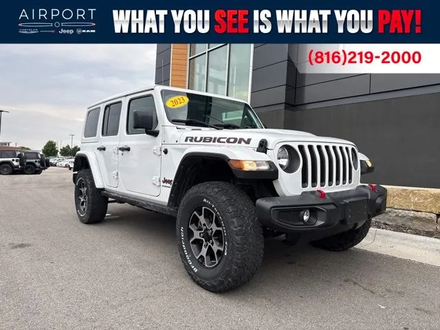 White 2023 Jeep Wrangler Rubicon for sale in Platte City, MO