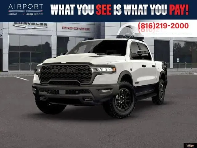 White 2026 Ram 1500 Rebel for sale in Platte City, MO