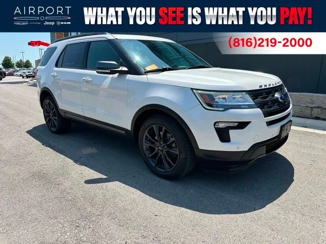 White 2018 Ford Explorer XLT for sale in Platte City, MO
