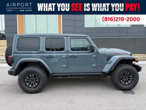 Blue 2026 Jeep Wrangler Rubicon X for sale in Platte City, MO
