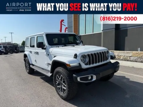White 2026 Jeep Wrangler Sahara for sale in Platte City, MO