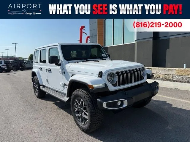 White 2026 Jeep Wrangler Sahara for sale in Platte City, MO