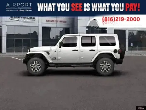 White 2026 Jeep Wrangler Sahara for sale in Platte City, MO