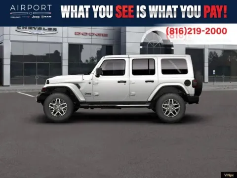 White 2026 Jeep Wrangler Sahara for sale in Platte City, MO