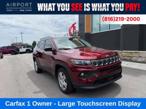 Red 2022 Jeep Compass Latitude for sale in Platte City, MO