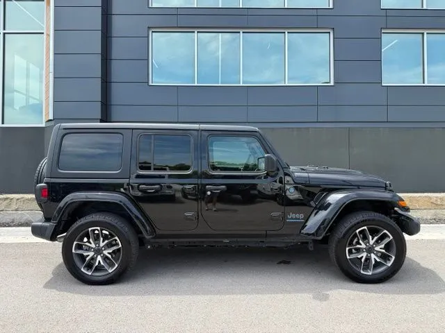 Used 2024 Jeep Wrangler 4xe Sports S 4XE with VIN 1C4RJXN63RW203307 for sale in Kansas City