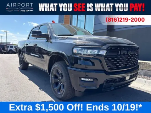 Black 2026 Ram 1500 Big Horn/Lone Star for sale in Platte City, MO