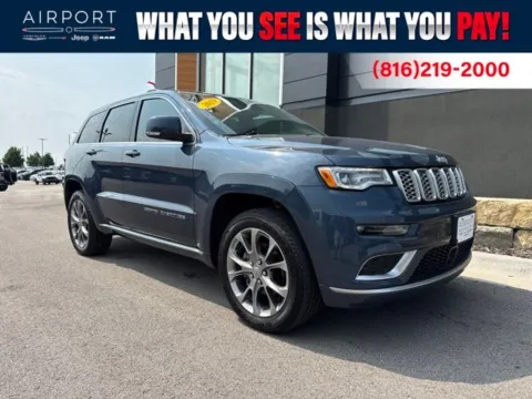 Blue 2019 Jeep Grand Cherokee Summit for sale in Platte City, MO