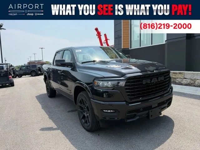 Black 2026 Ram 1500 Laramie for sale in Platte City, MO