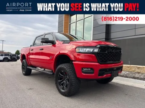 Red 2025 Ram 1500 Black Widow Package for sale in Platte City, MO