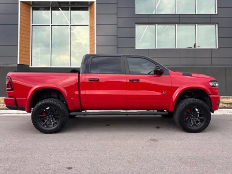 Photos of 2025 Ram 1500 Black Widow Package for sale in Platte City, MO at Airport Chrysler Dodge Jeep Ram